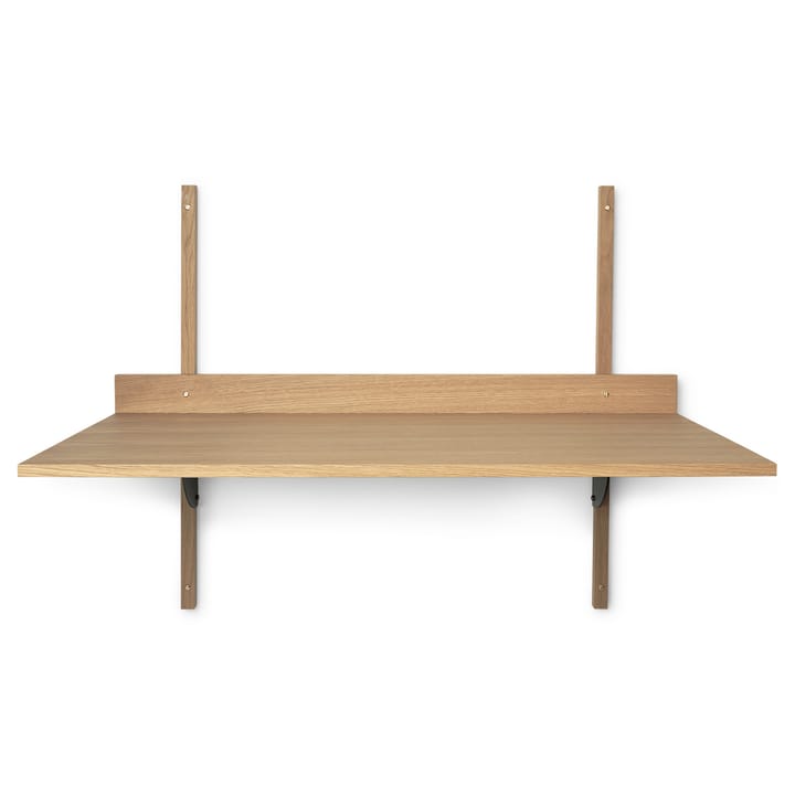 Sector skrivbord - Oak-black brass - Ferm Living