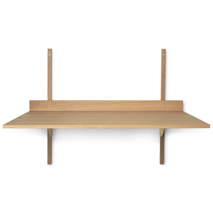 Sector skrivbord - Oak-brass - Ferm LIVING