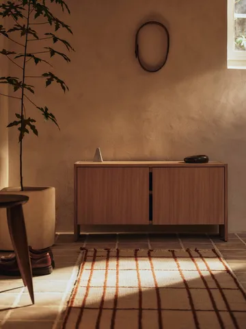 Sen matta - Parchment-chestnut, 80x200 cm - Ferm Living