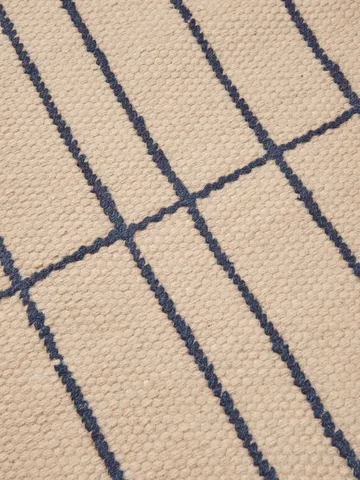 Sen matta - Parchment-indigo, 140x200 cm - Ferm Living