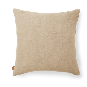 Senti Stripe kudde 50x50 cm - Dark sand-linen - Ferm Living