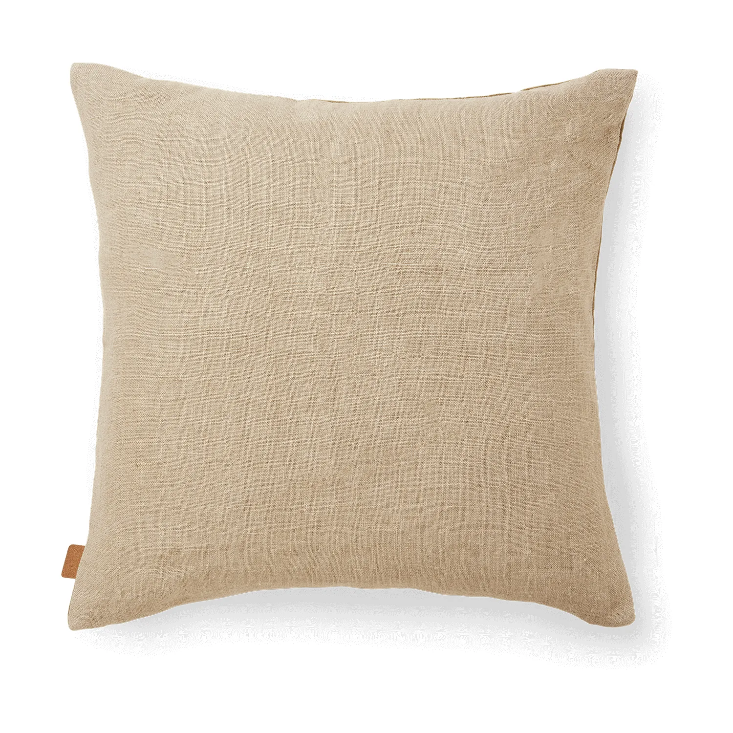 Senti Stripe kudde 50x50 cm, Linen-carob brown Ferm Living