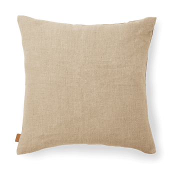 Senti Stripe kudde 50x50 cm - Linen-carob brown - Ferm Living