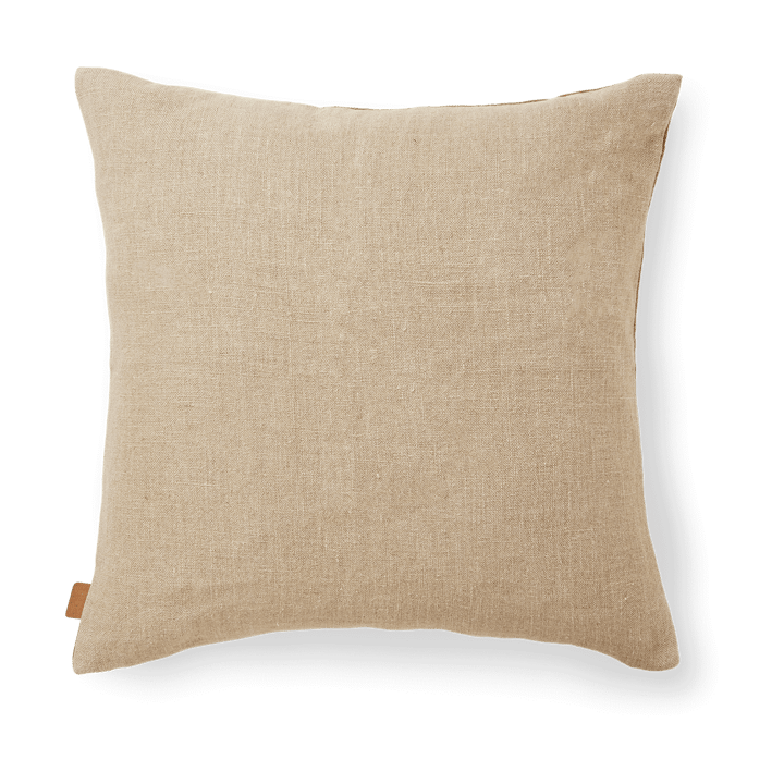 Senti Stripe kudde 50x50 cm, Linen-carob brown Ferm Living