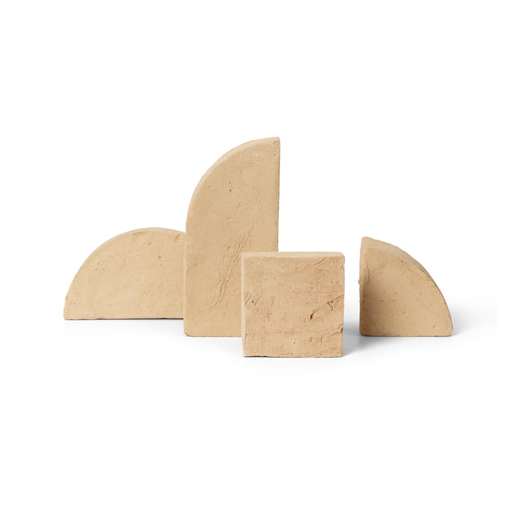 Shape skulptursset 26x38 cm - Yellow - Ferm Living