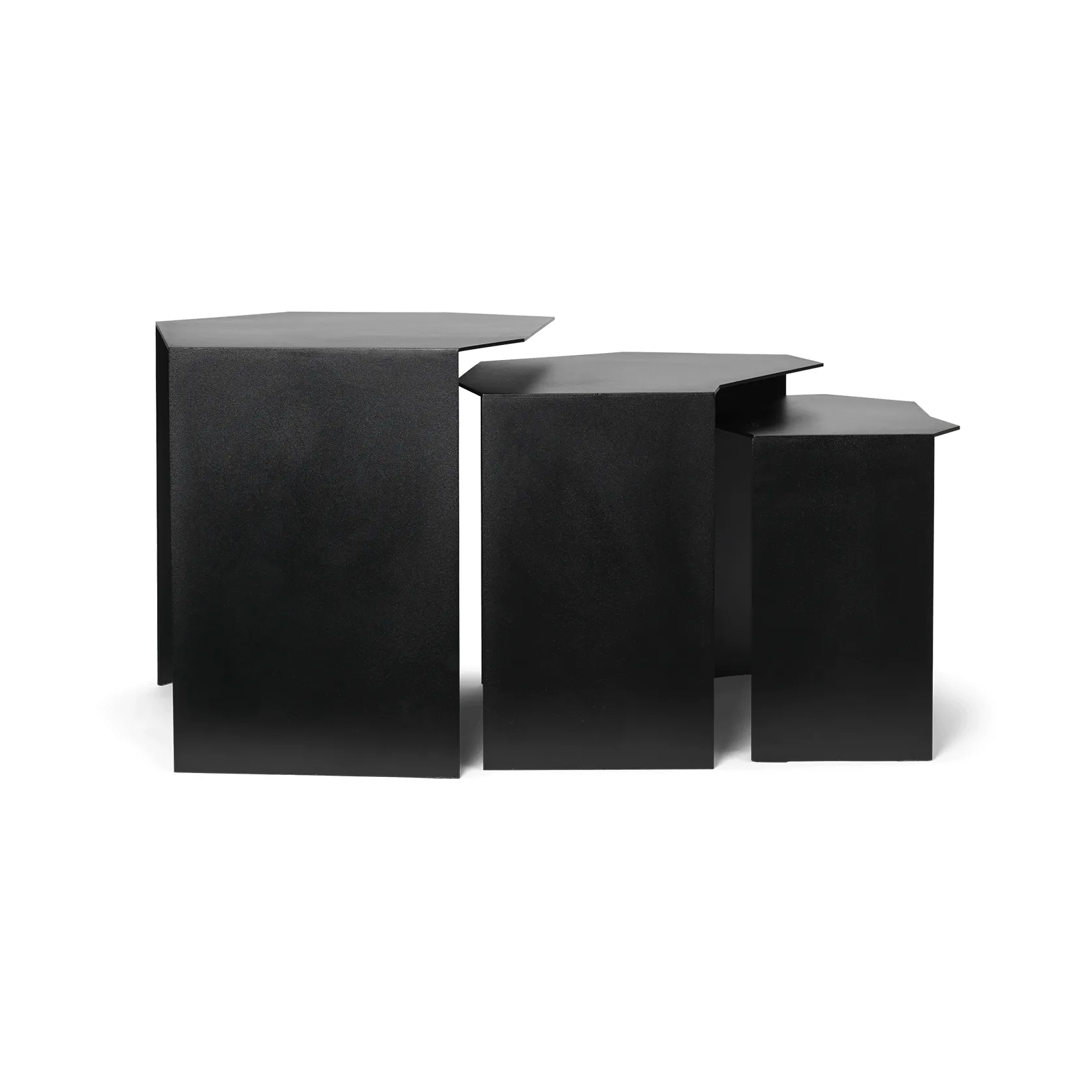 Shard cluster bord 3-pack, Black Ferm Living