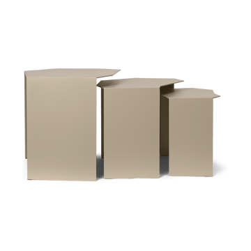 Shard cluster bord 3-pack - Cashmere - Ferm Living