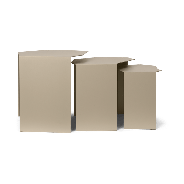 Shard cluster bord 3-pack, Cashmere Ferm Living