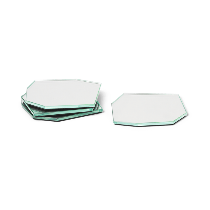 Shard glasunderlägg 4-pack - Mirror - Ferm Living