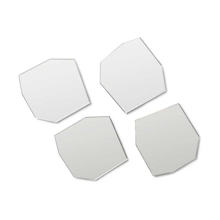 Shard glasunderlägg 4-pack, Mirror Ferm Living
