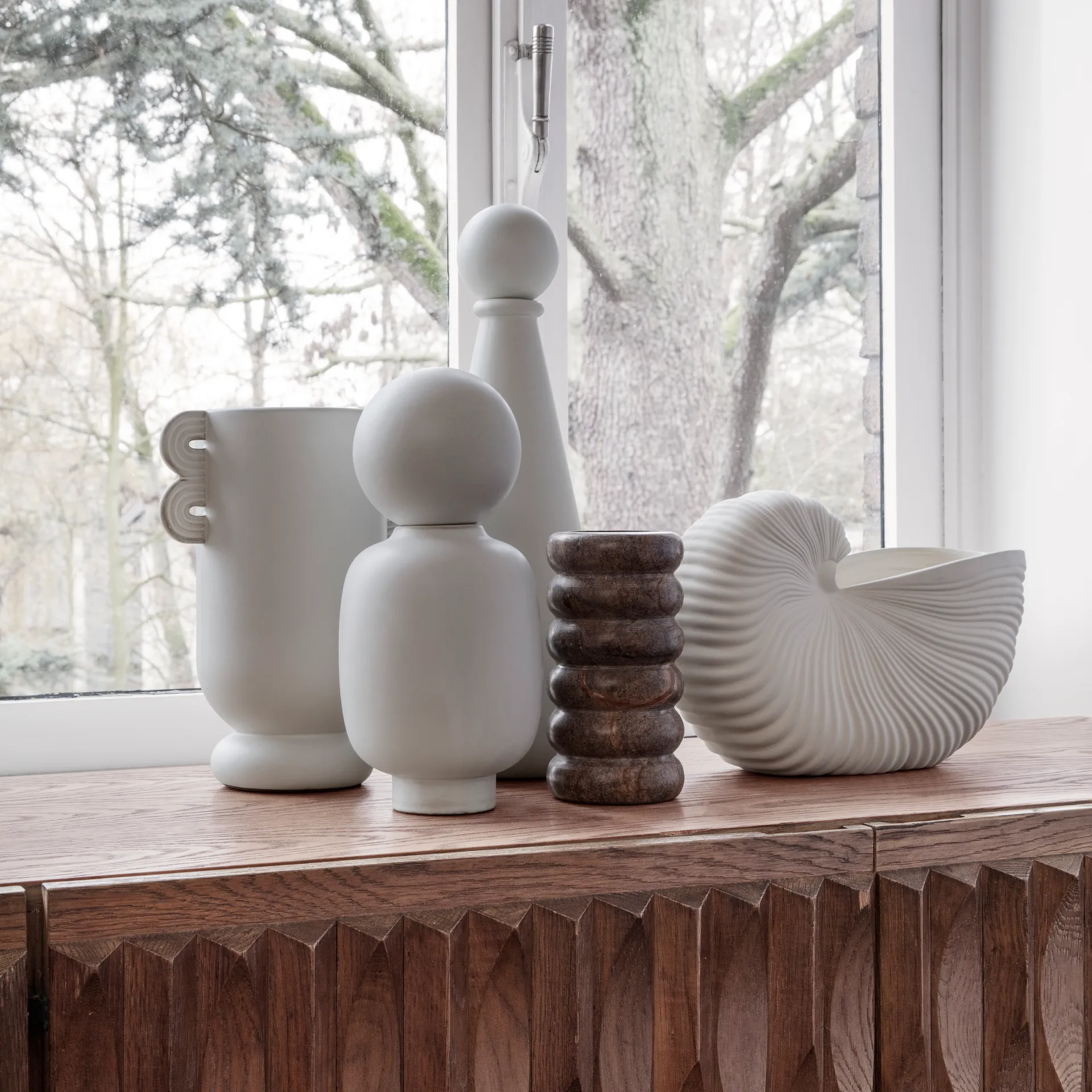 Shell pot, Off white Ferm Living