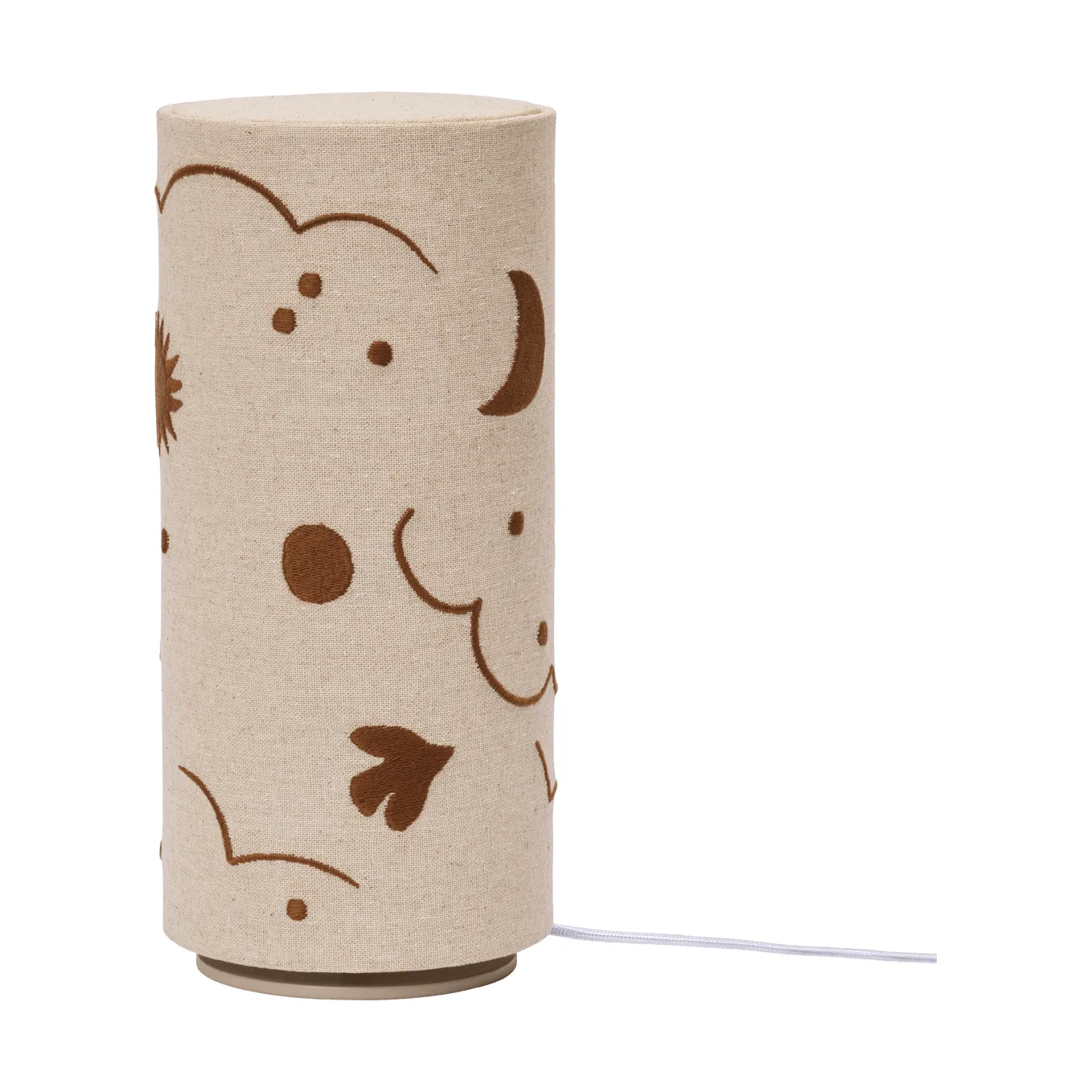 Skye bordslampa, Natural-bronze Ferm Living