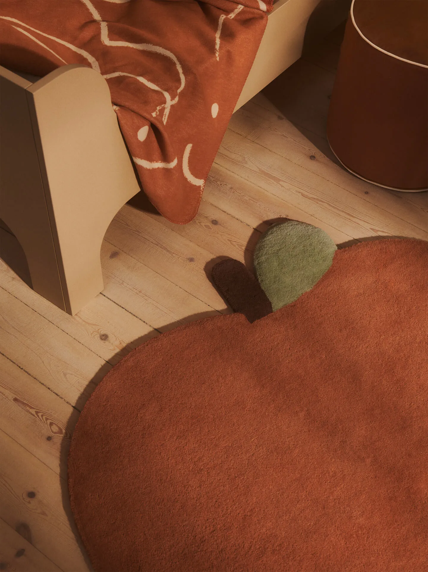 Skye filt, Sienna-parchment, 80x120 cm Ferm Living