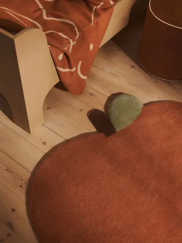 Skye filt - Sienna-parchment, 80x120 cm - Ferm Living