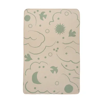 Skye filt - Tea green-parchment, 80x120 cm - Ferm Living