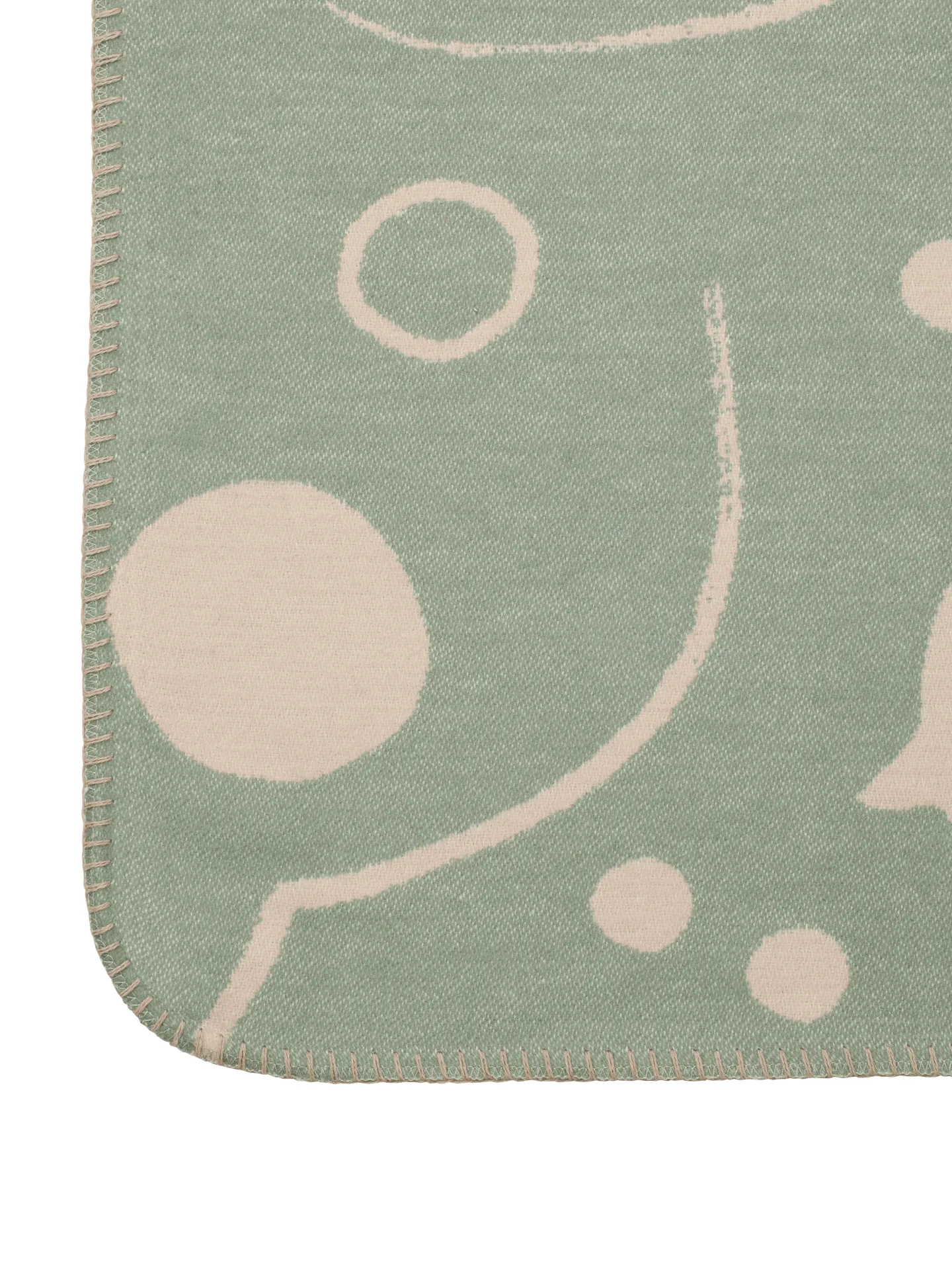 Skye filt, Tea green-parchment, 80x120 cm Ferm Living