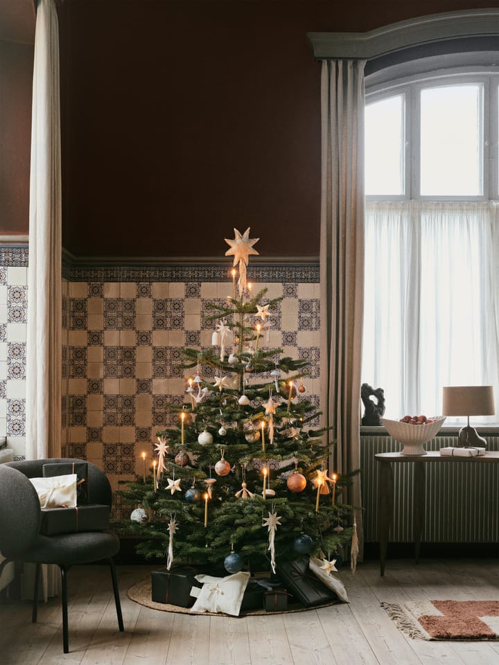 Snowball ornaments julgranshänge 3 delar, White Ferm Living