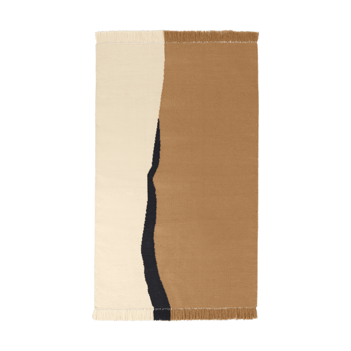 Soil Kelim matta - Dark sand-off white, 140x200 cm - Ferm Living