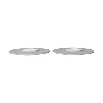Sonae tallrik 2-pack - Grey-white, Ø22 cm - Ferm Living