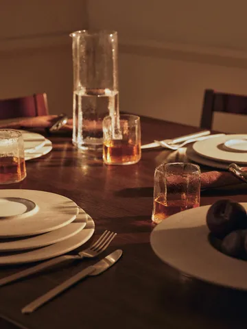 Sonae tallrik 2-pack - Grey-white, Ø22 cm - Ferm Living