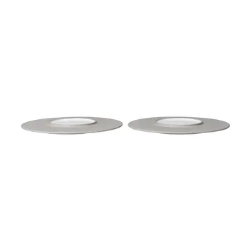 Sonae tallrik 2-pack - Grey-white, Ø25 cm - Ferm Living