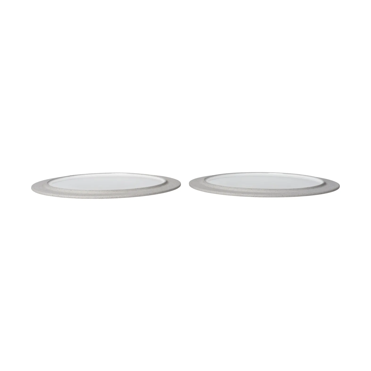 Sonae tallrik 2-pack, Grey-white, Ø28 cm Ferm Living