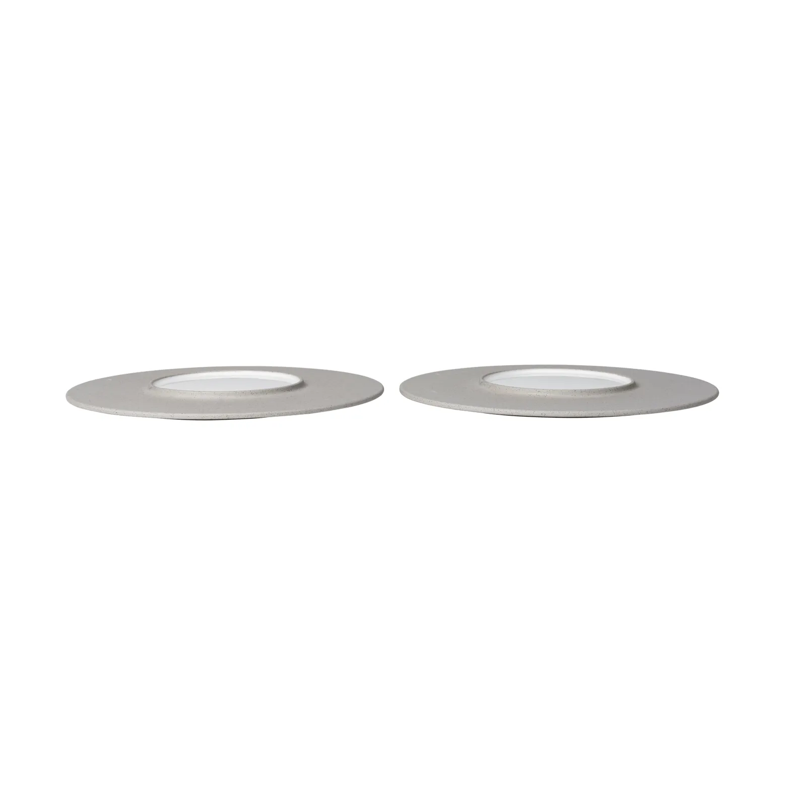 Sonae tallrik 2-pack, Grey-white, Ø28 cm Ferm Living