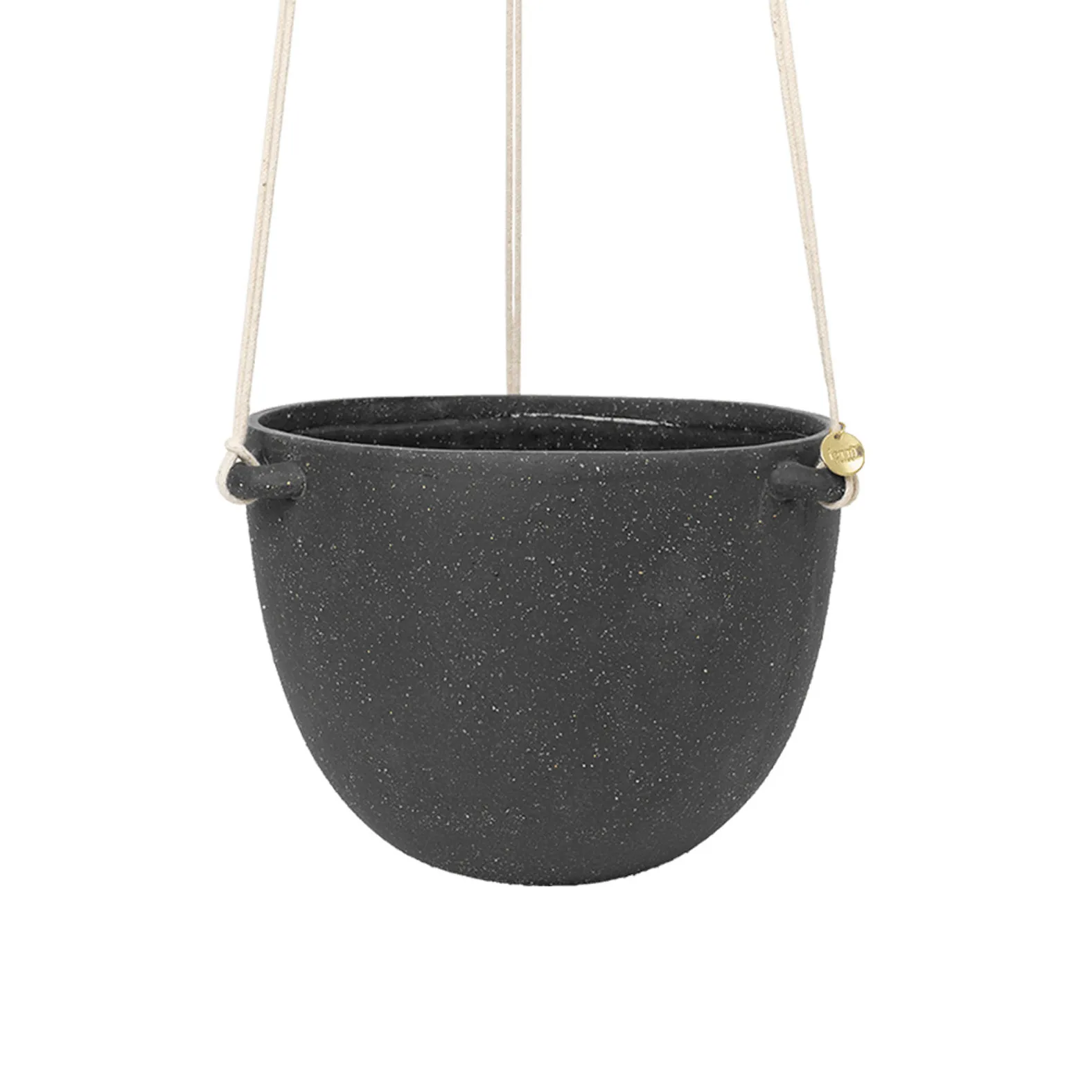 Speckle hängande kruka Ø20,5 cm, Dark grey Ferm Living