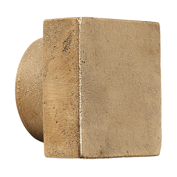 Square krok large, Casted brass Ferm Living