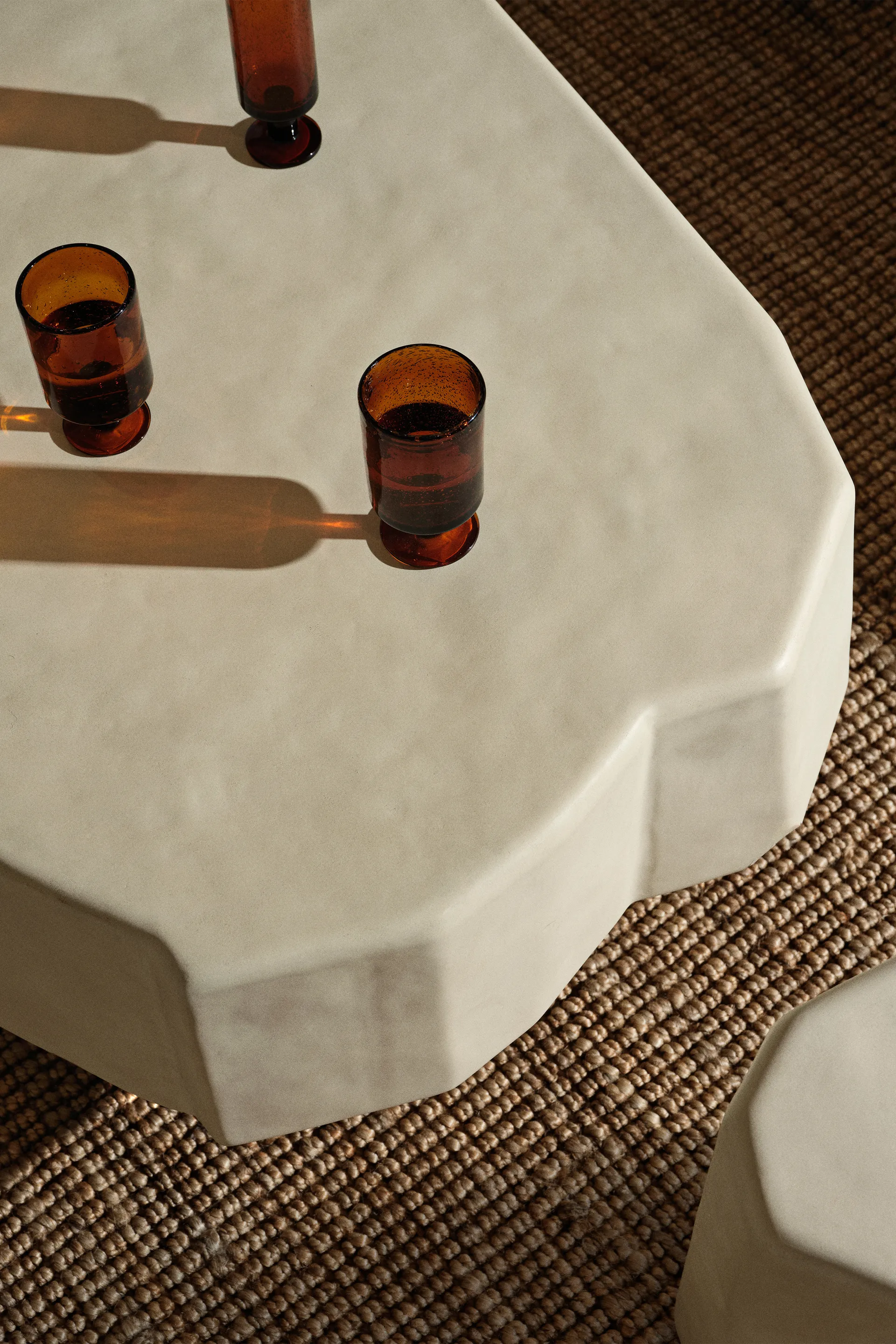 Staffa soffbord 163,5x82,4 cm, Ivory Ferm Living