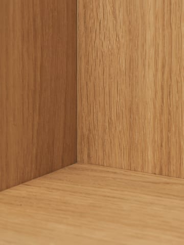 Stagger hylla low - Oiled Oak - Ferm Living