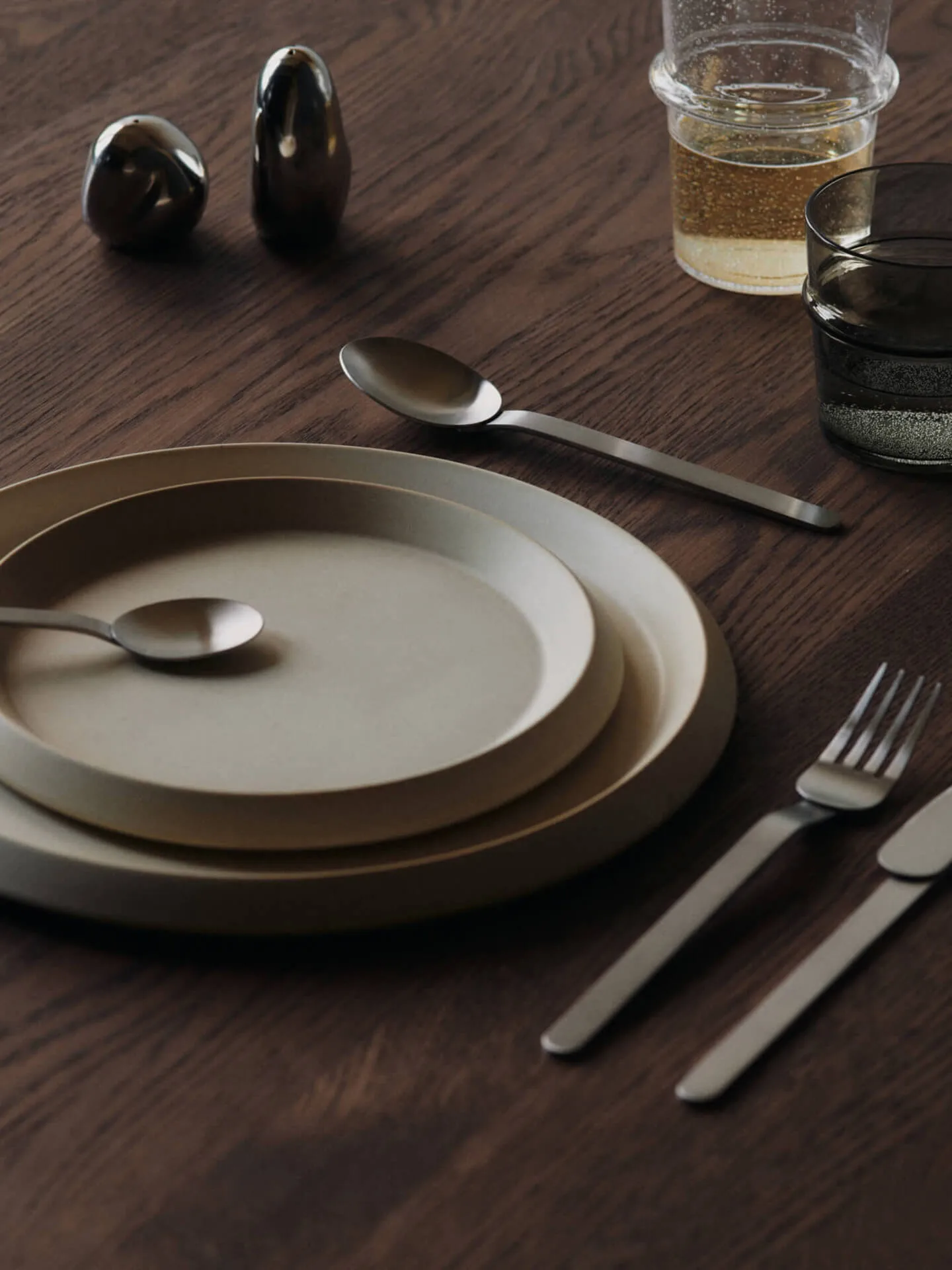 Stelo bestickset 4 delar, Brushed Stainless Steel Ferm Living