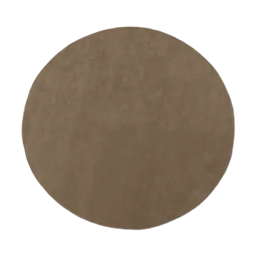 Stille tuftad matta rund - Ash Brown Ø240 cm - Ferm Living
