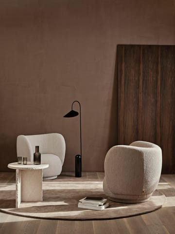 Stille tuftad matta rund - Ash Brown Ø240 cm - Ferm Living