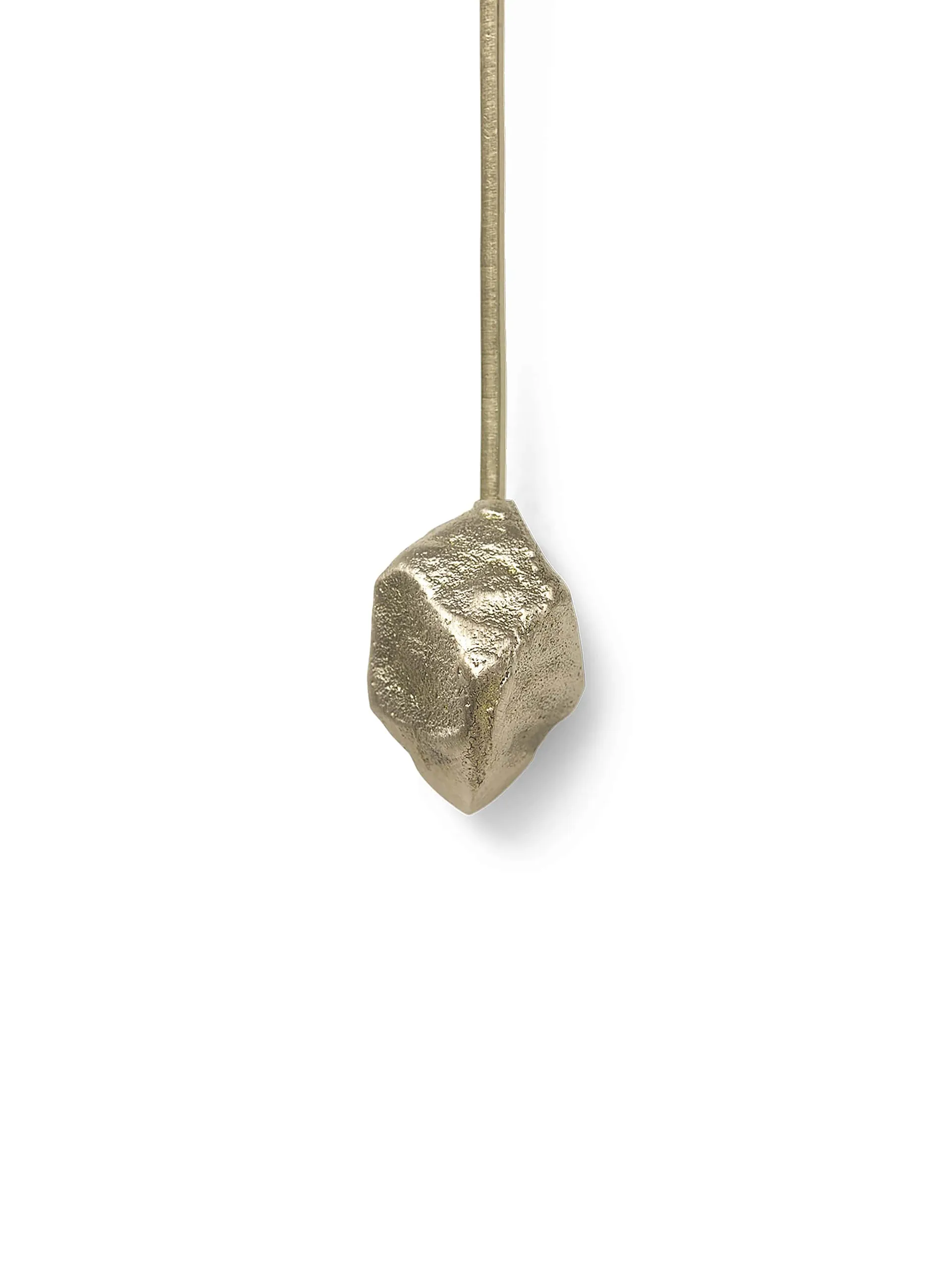 Stone christmas tree ljusstake, brass Ferm Living