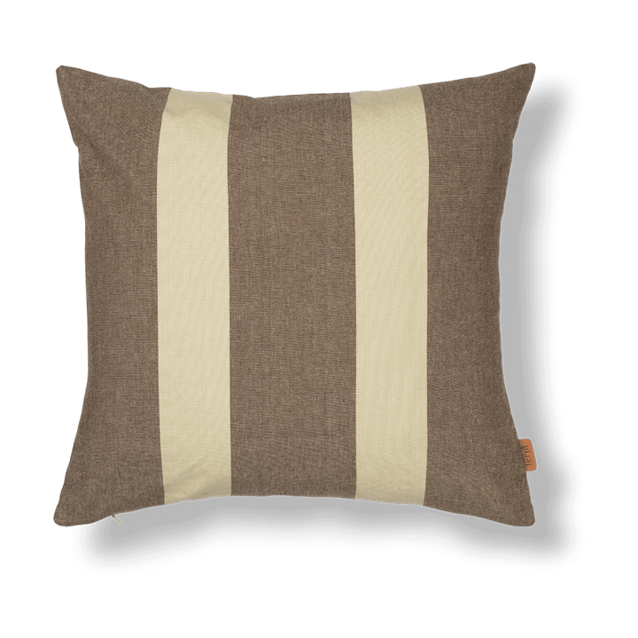 Strand outdoor kuddfodral 50x50 cm - Carob brown-parchment - Ferm Living