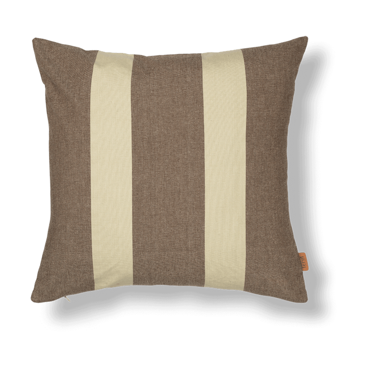 Strand outdoor kuddfodral 50x50 cm - Carob brown-parchment - Ferm LIVING