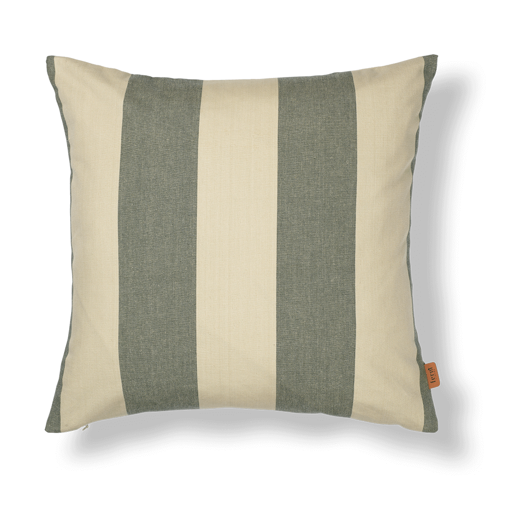 Ferm Living Strand outdoor kuddfodral 50x50 cm Dark lichen-parchment