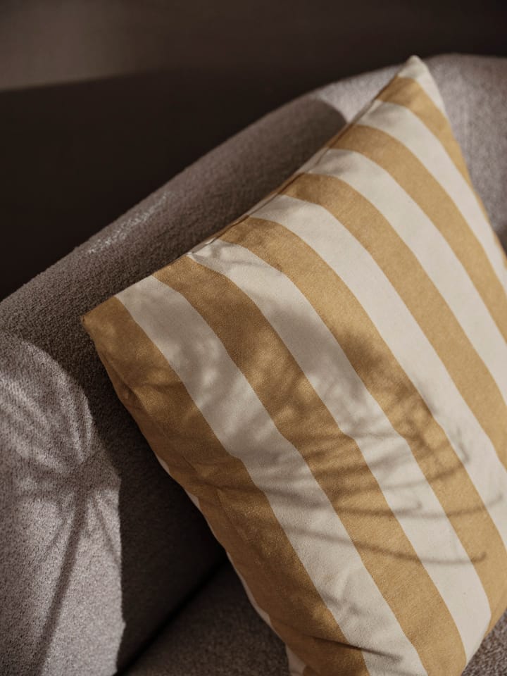 Strand outdoor kuddfodral 50x50 cm, Warm yellow-parchment Ferm Living