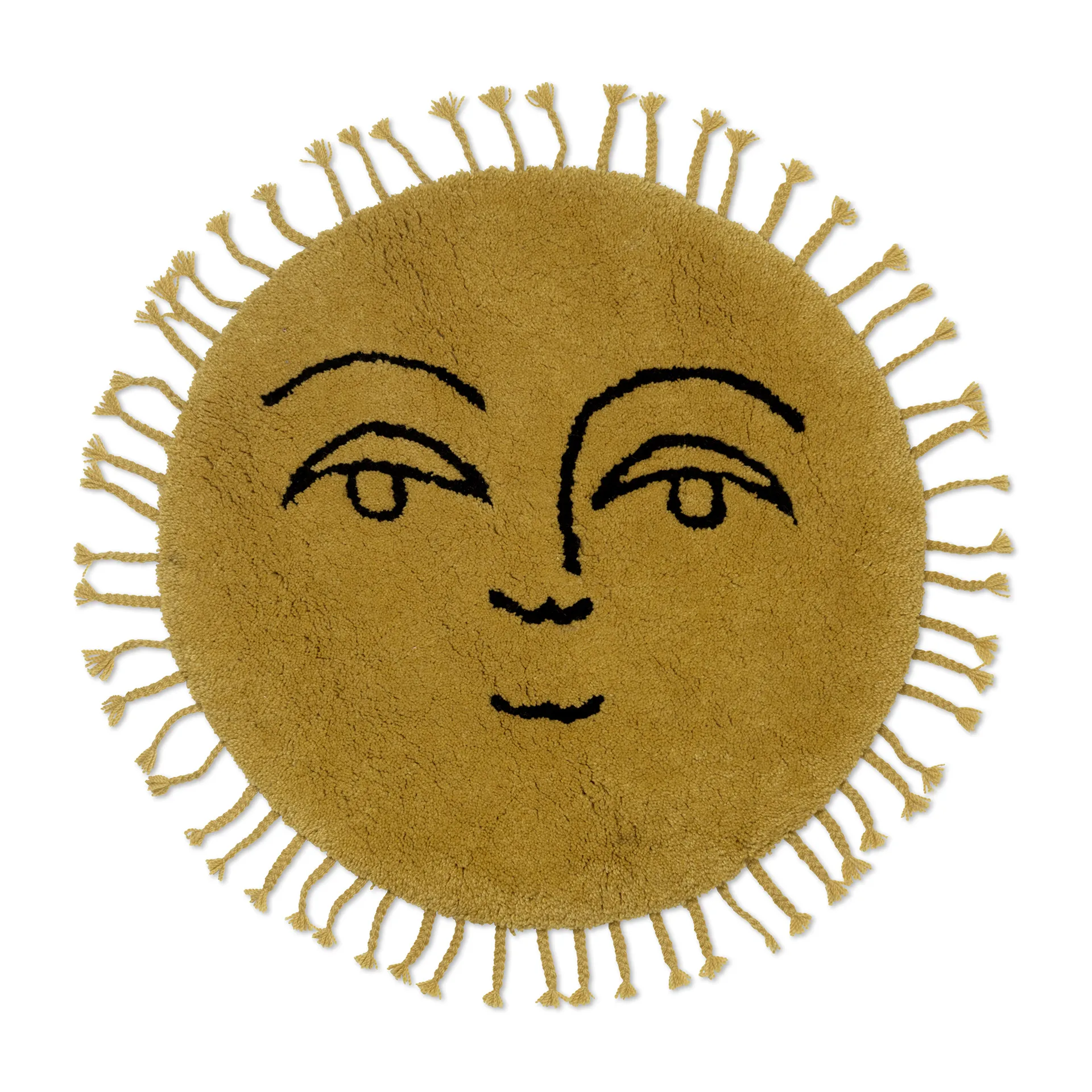 Sun matta Ø70 cm, Yellow Ferm Living