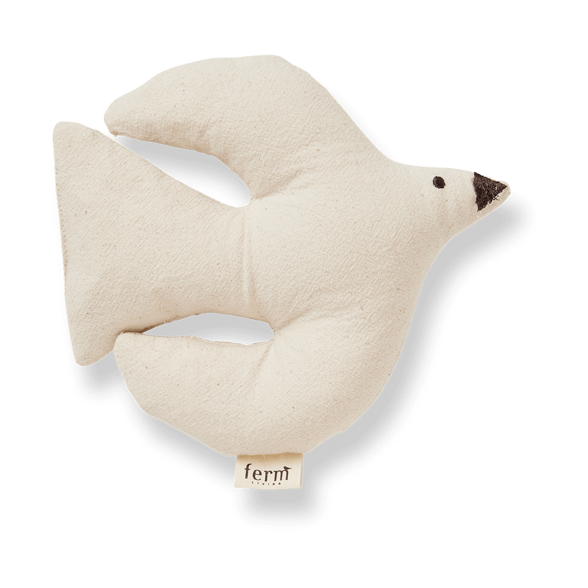 Ferm Living Swif bird gosedjur Undyed | Skandinavisk Design | Barnrumsinredning | Vit