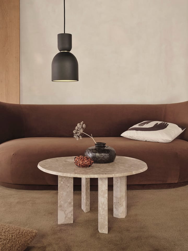 Taula soffbord Ø67x35 cm, Sand Ferm Living