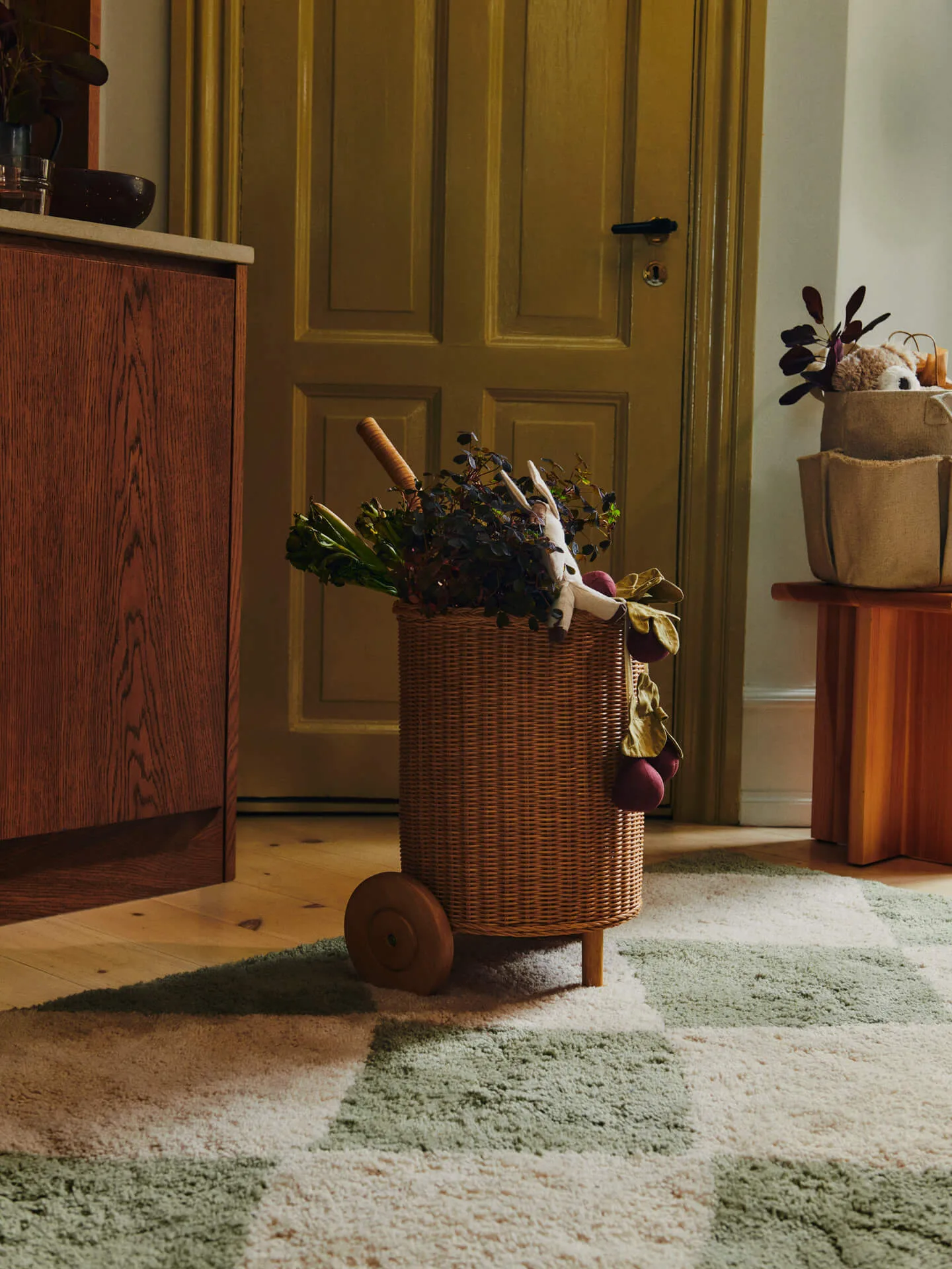 Tilt matta, Elm green, 140x200 cm Ferm Living
