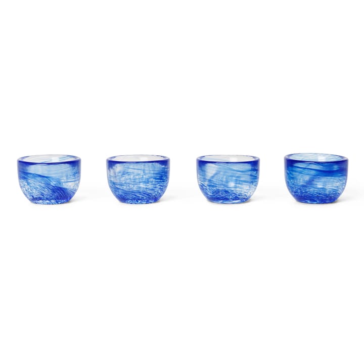 Tinta äggkoppar 4-pack Ø4,8 cm - Blue - ferm LIVING