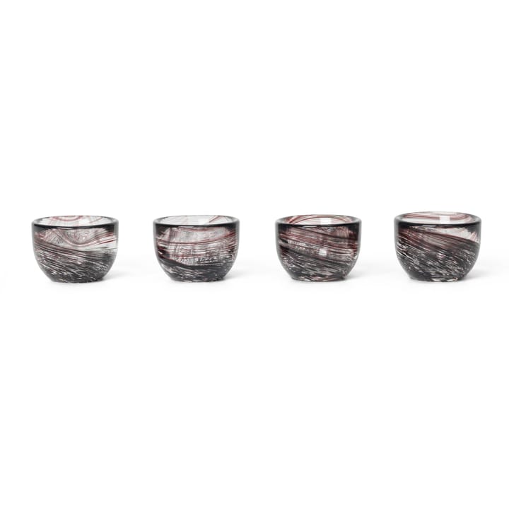 Tinta äggkoppar 4-pack Ø4,8 cm - Deep Brown - ferm LIVING