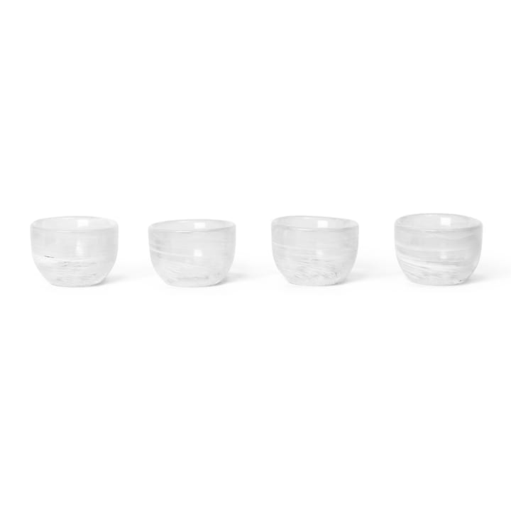 Tinta äggkoppar 4-pack Ø4,8 cm - White - Ferm LIVING