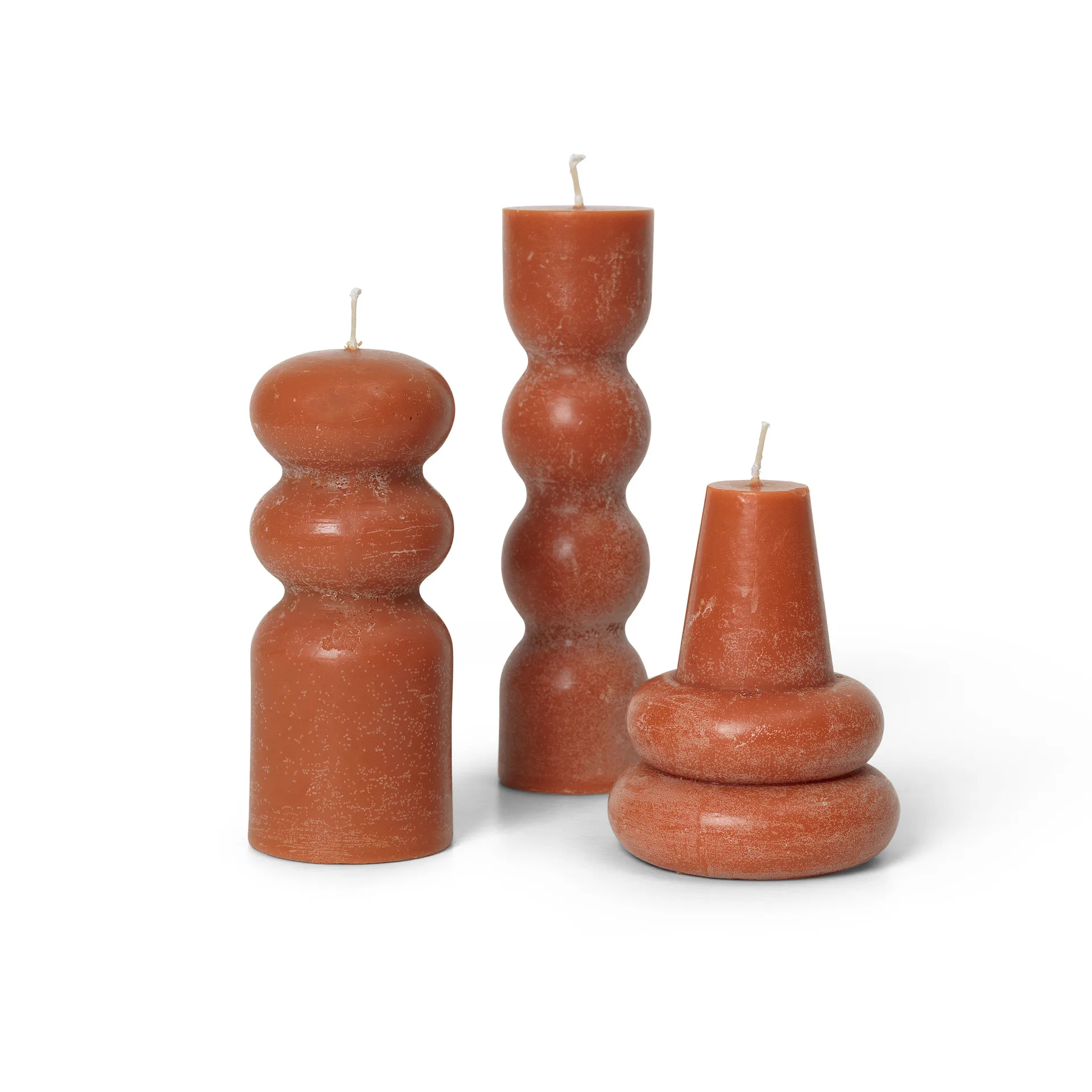 Torno ljus 3-pack Ø4 cm, Amber Ferm Living