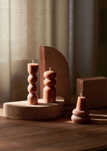 Torno ljus 3-pack Ø4 cm - Amber - Ferm Living