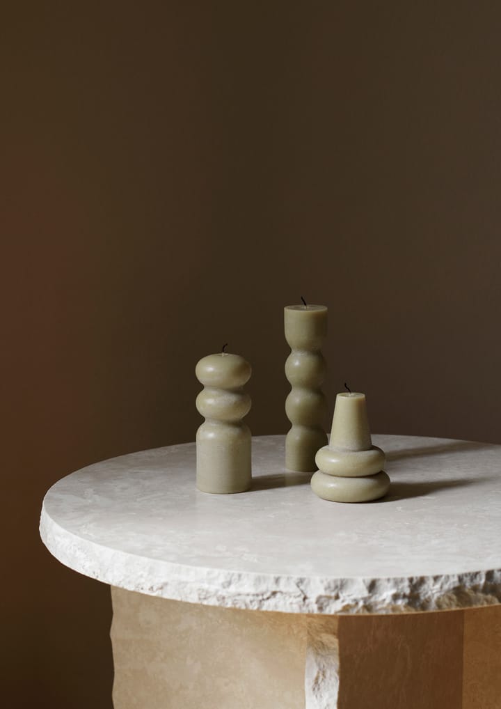 Torno ljus 3-pack Ø4 cm, Sand Ferm Living