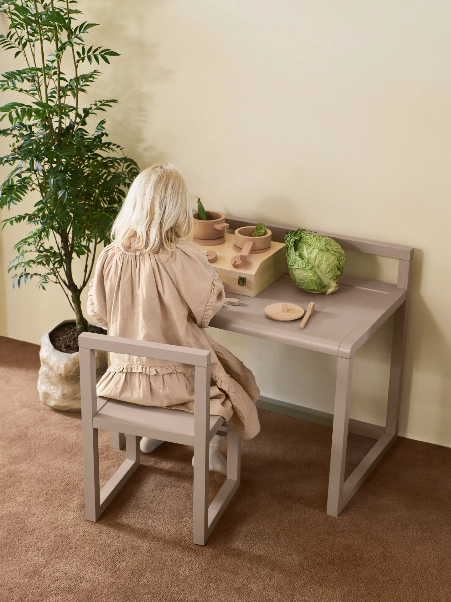 Toro Suitcase Kitchen matlagningsset barn, Natural Ferm Living